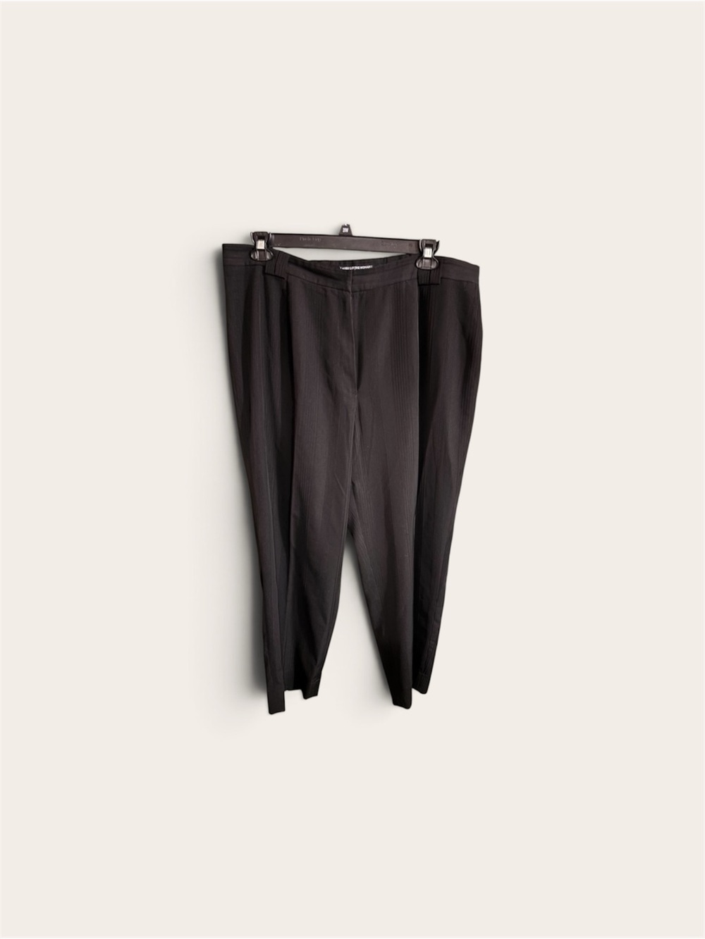 Larry Levine Dark Charcoal Trousers